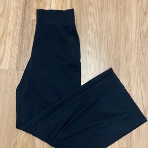 Athleta Cosmic Pant High Rise Wide Leg Trousers in Navy Size M